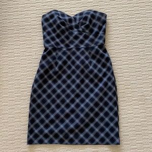 Flattering black and gray dress